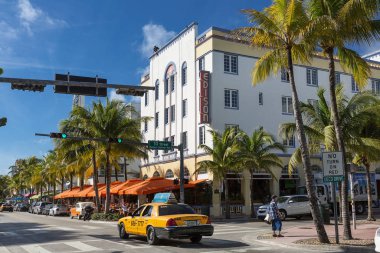 Miami, Güney Sahili, Okyanus Yolu 'nda Taksi