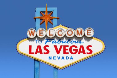 Las Vegas'a hoş geldiniz işareti