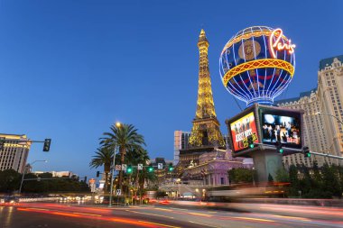 Las Vegas, the Strip by night clipart