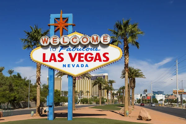 Welkom teken naar Las Vegas — Stockfoto