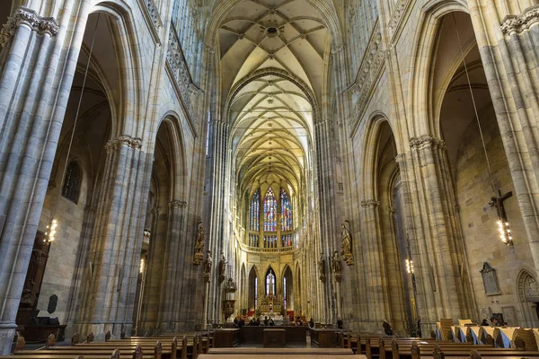 Praha, Katedral St. Vitus, — Stok Foto