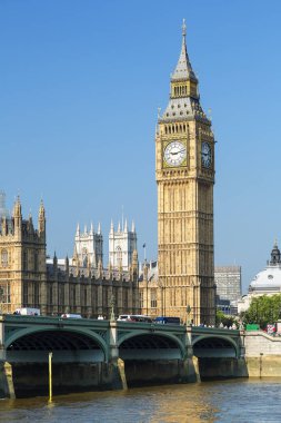Parlamento binaları ve Big Ben, Londra, Uk