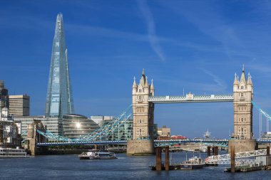 Londra, Tower Bridge ve Shard London Bridge 