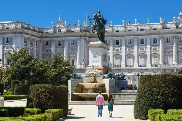 Plaza de Oriente, Madrid Spagna — Foto Stock