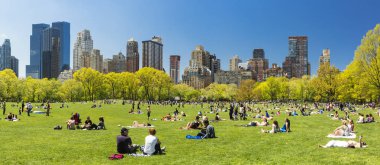 Central Park çevresindeki yüksek binalar