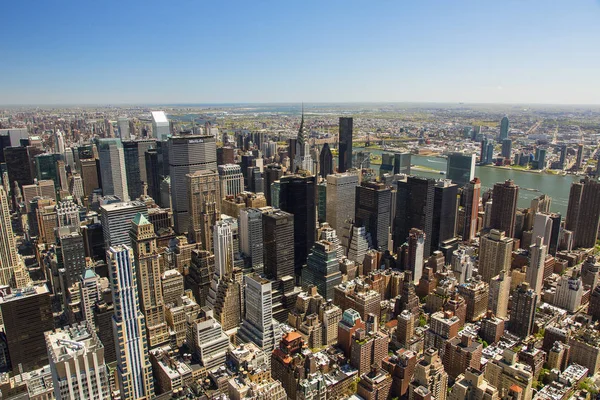 New York, Luftaufnahme vom Empire State Building — Stockfoto