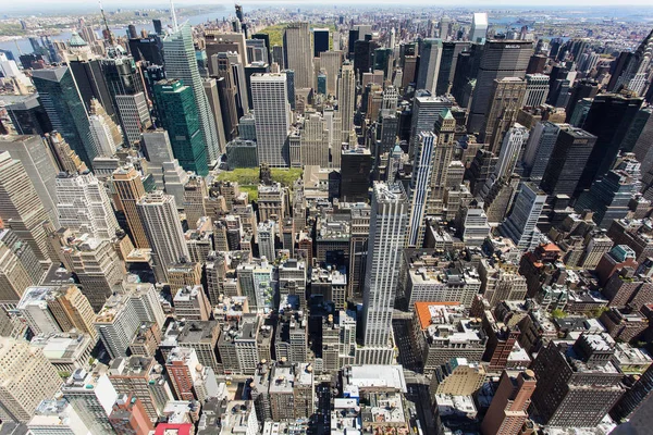 Νέα Υόρκη, Αεροφωτογραφία από το Empire State Building — Φωτογραφία Αρχείου
