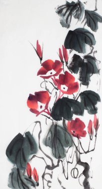 parlak sabah zafer çiçek hafif bir arka plan üzerinde