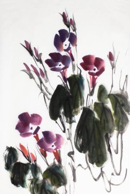 parlak sabah zafer çiçek hafif bir arka plan üzerinde