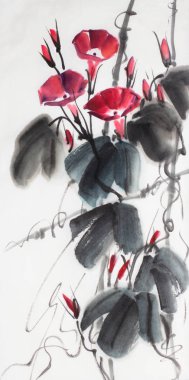 parlak sabah zafer çiçek hafif bir arka plan üzerinde