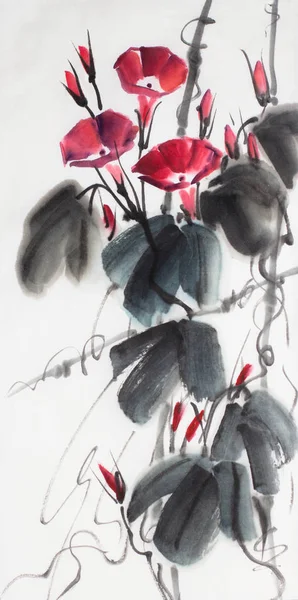 parlak sabah zafer çiçek hafif bir arka plan üzerinde