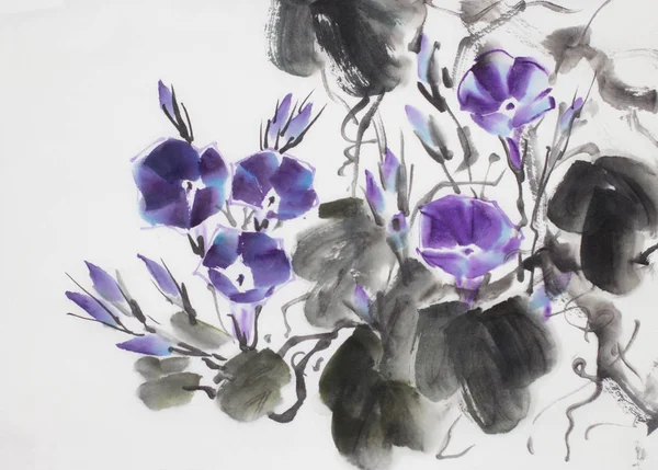 parlak sabah zafer çiçek hafif bir arka plan üzerinde