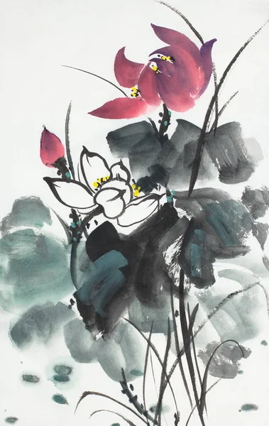 hafif bir arka plan üzerinde pembe lotus çiçeği