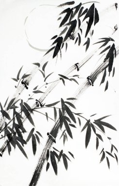 Çin stili bambu ağacı