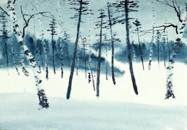 üzerinde Noel akşam kar