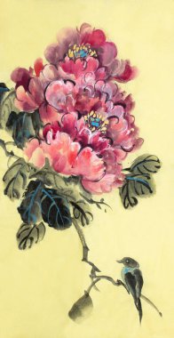 Parlak kırmızı Şakayık