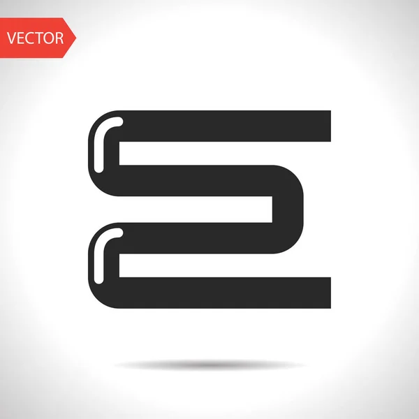 Towel bath radiator illustration. Bathroom vector icon — Stock Vector