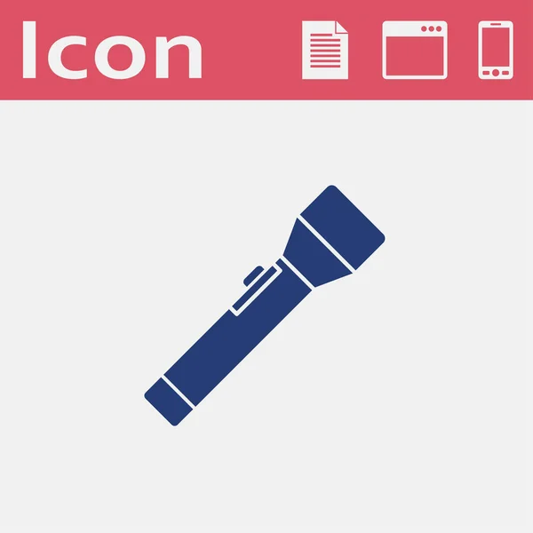 Linterna Icono Vector Simple — Archivo Imágenes Vectoriales