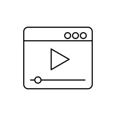 vektör anahat simgesini player penceresi 