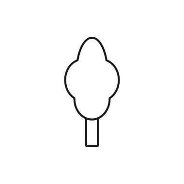 ağacın vektör anahat simgesi 