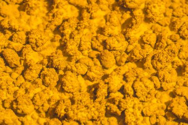 Huelva 'daki (İspanya) Riotinto eski madenlerinin kalıntıları)