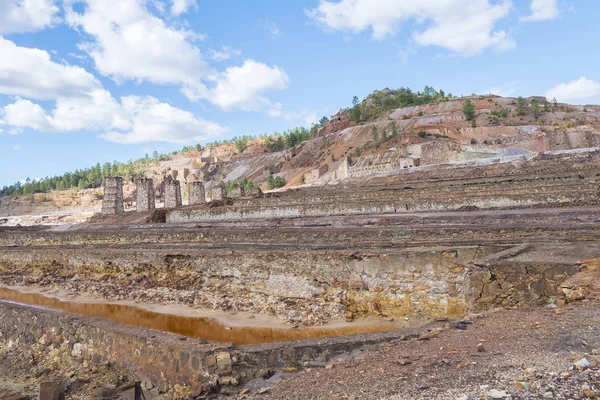 ヘルヴァの旧リオット鉱山跡 スペイン — ストック写真