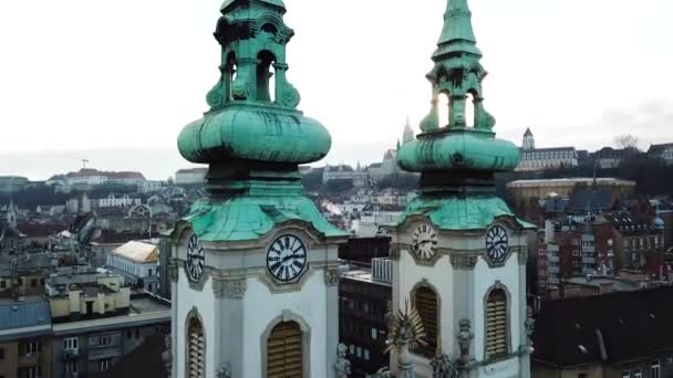 Budapeste Szent Anna Aeria — Vídeo de Stock
