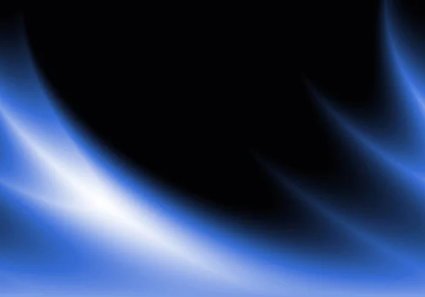 Αφηρημένη Αφηρημένα Φόντο Μπλε Μαλακά Κύματα Μαύρο Φόντο Τέχνη Φόντο — Φωτογραφία Αρχείου