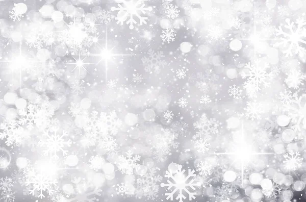 Abstract Background Beautiful Silver Background Blurred Bokeh Bright Map Christmas — Fotografia de Stock