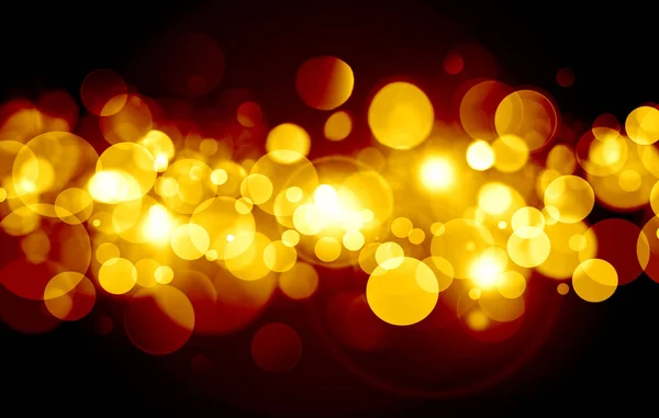 Abstract Achtergrond Zwart Plek Bokeh Helder Kerstmis Kleur Kleurrijk Decoratie — Stockfoto