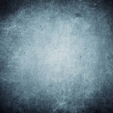 Mavi grunge arka plan, eski kağıt doku, toz, çizik, vinta