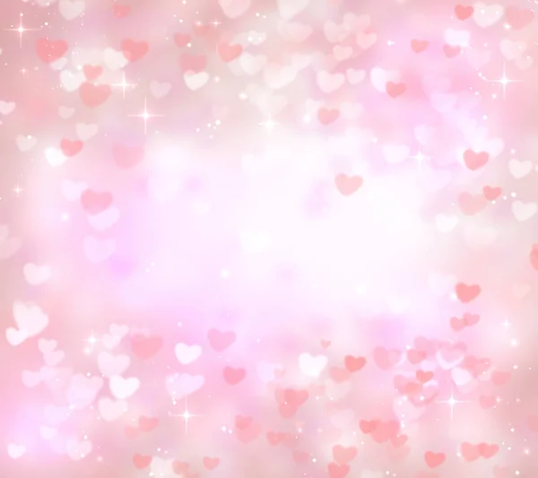 Bright holiday background, Valentine\'s day, glitter, glow, blurr