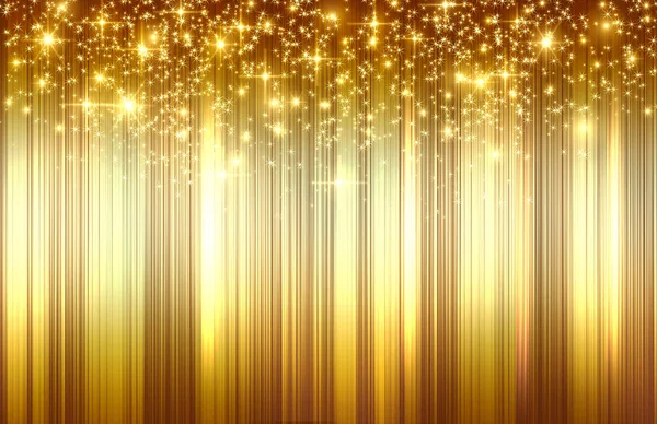 Astratto sfondo oro festivo, effetto luce, brillantini — Foto Stock