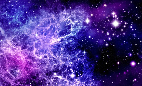 Raum, Nebel, Universum, hell. Astronomie, Sternenlicht, Sternenlandschaft — Stockfoto