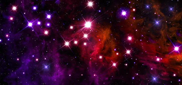 Spațiu, spațiu, fundal luminos, colorat, univers, astronomie , — Fotografie, imagine de stoc