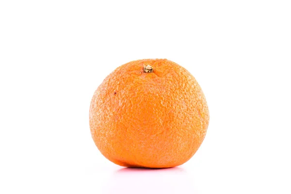 Rothadt narancs elszigetelt fehér — Stock Fotó