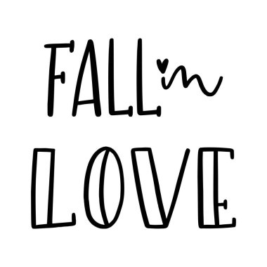 Modern kaligrafi kompozisyonunu çizen sevimli bir el çizimi..