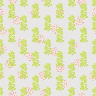 Klasik dikişsiz pastel vektör çiçek deseni.