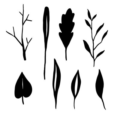 El yapımı basit pastel taşıyıcı çiçekler ve bitkiler..