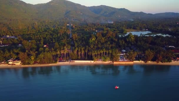 空からタイのサムイ島の景色 — ストック動画