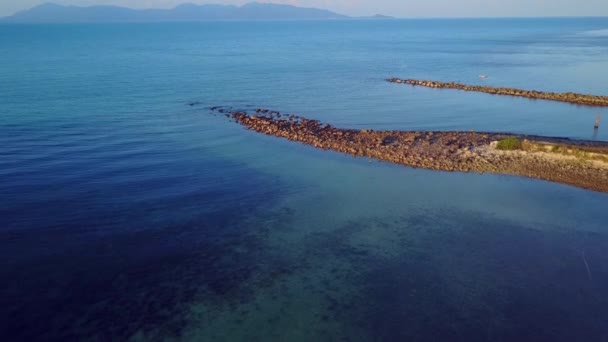 Вид с неба на остров Самуи в Таиланде — стоковое видео