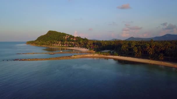 空からタイのサムイ島の景色 — ストック動画