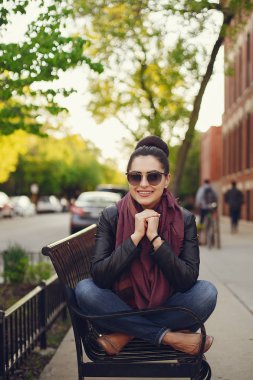 Chicago'da hava çok güzel güzel genç kız