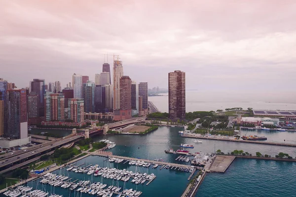 Chicago lake görünümü — Stok fotoğraf