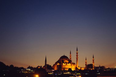 Istanbul'da mavi maske
