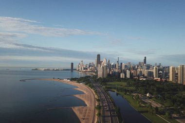 Şehir görünümünü Chicago