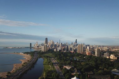 Şehir görünümünü Chicago