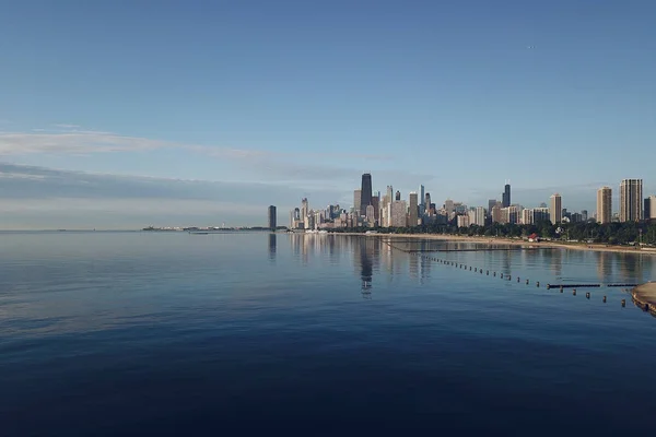 Vista del centro de Chicago — Foto de Stock