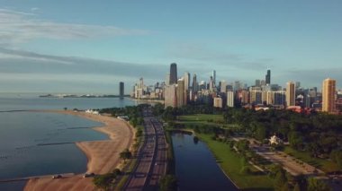 Şehir görünümünü Chicago