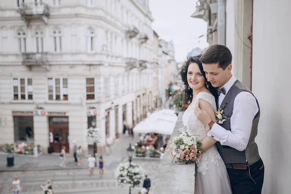 Royal wedding in the old town — Stock Photo, Image